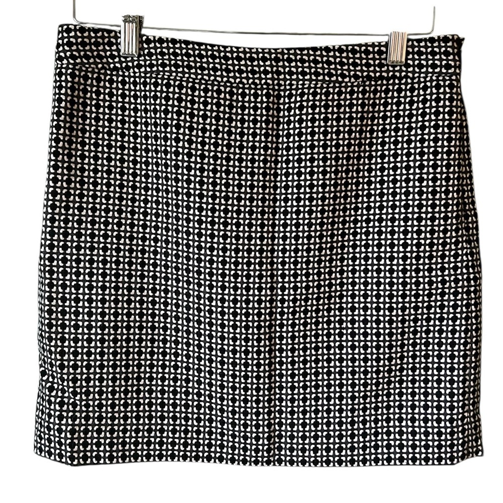 Ann Taylor LOFT Mini Skirt Women 2P Black White